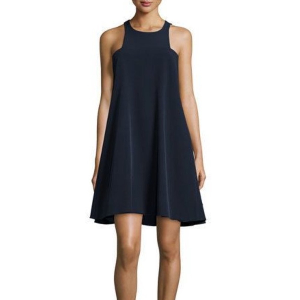 Milly Navy Asymmetric Dress